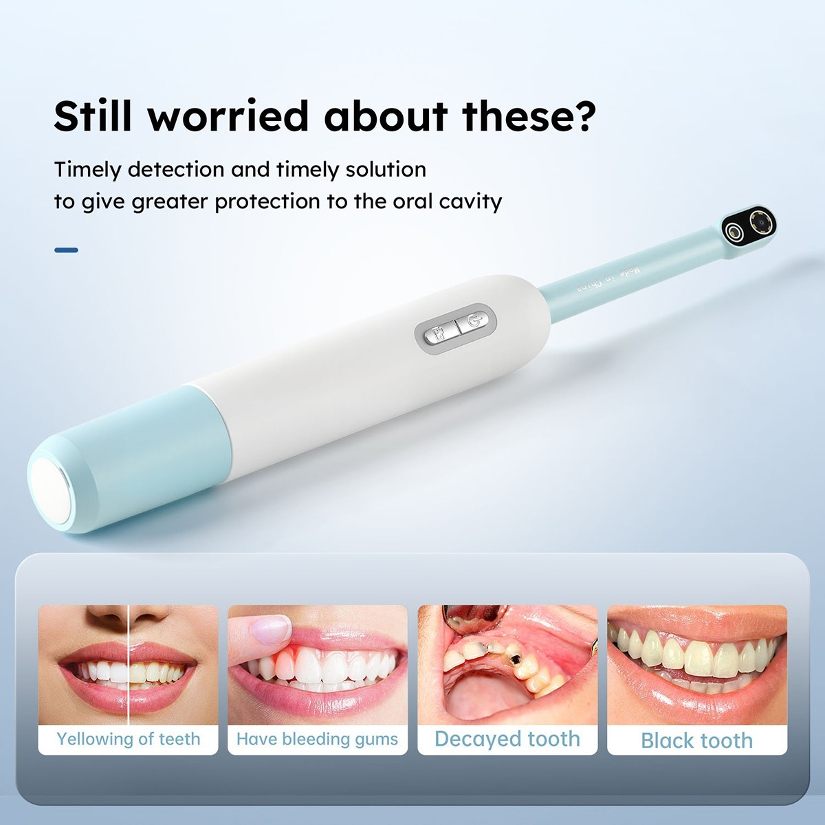 AZDENT Dental Intraoral Camera Digital Imaging WiFi AF 7 Cold LED Light Lamp