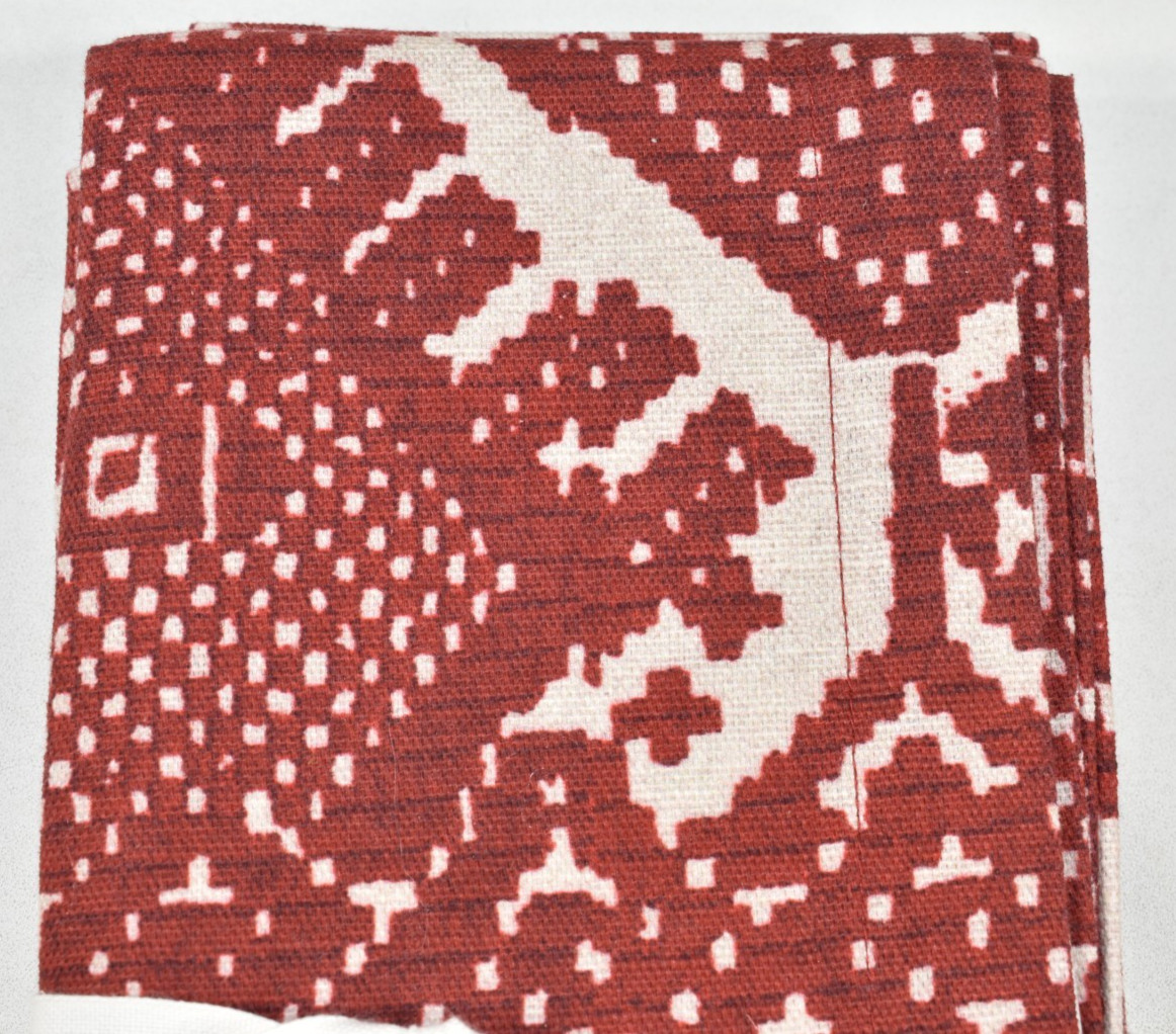 Pottery Barn Fez Set of 4 Cotton Napkins Red 20x20 NEW with Tag