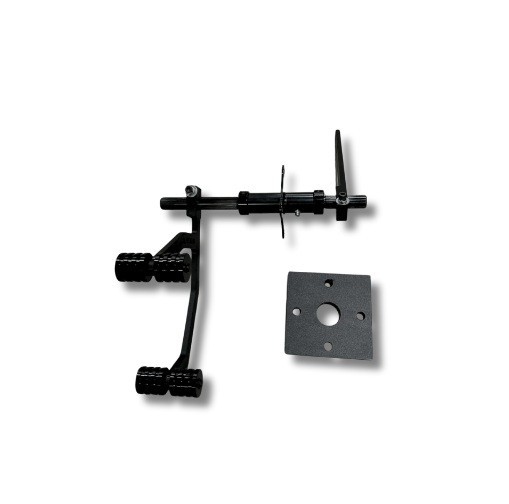 Aluminum Roller Throttle Pedal - Lightweight - Gas Pedal - Black - IMCA NHRA