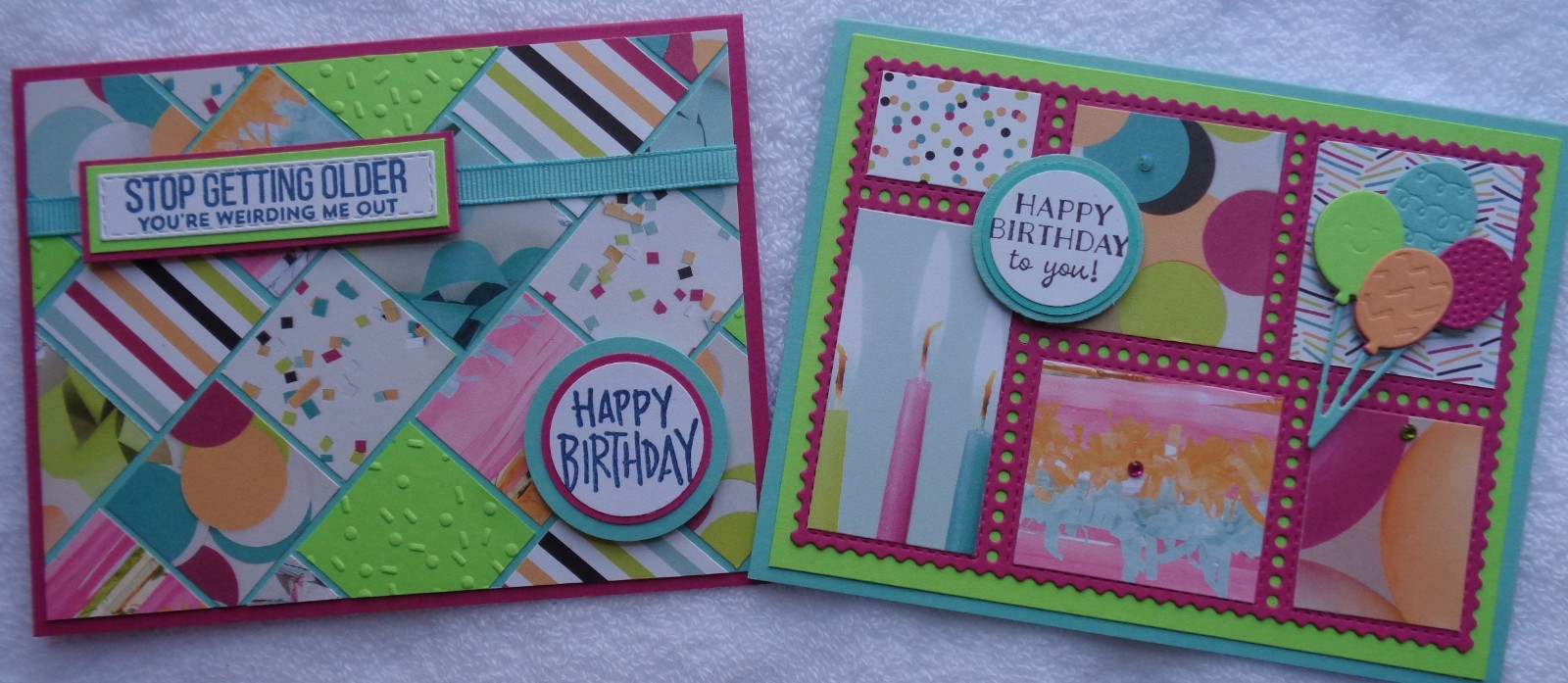 Stampin Up! Card Kit HAPPY BIRTHDAY Postage Collage FUN Picture Perfect Party