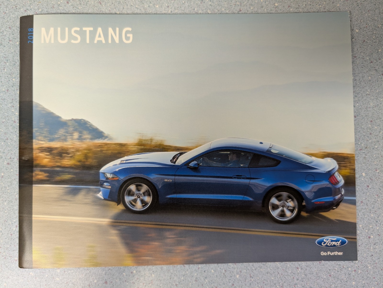 2018 Ford Mustang color sales brochure