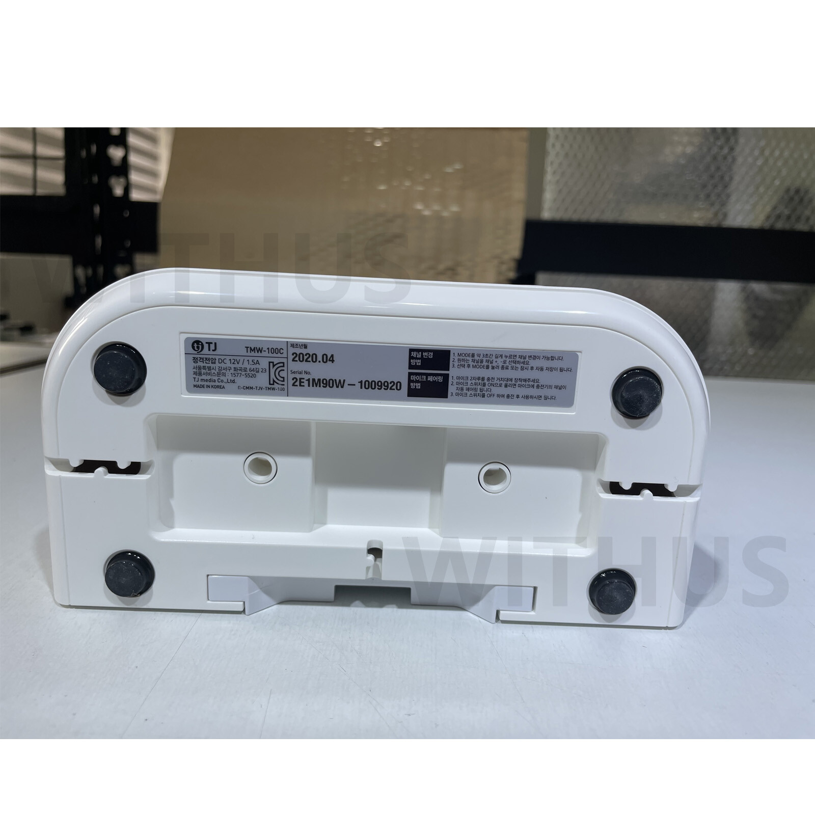 TJ Taijin Media TMW-100 Wireless Microphone 2pcs Set White Colors Free Fedex