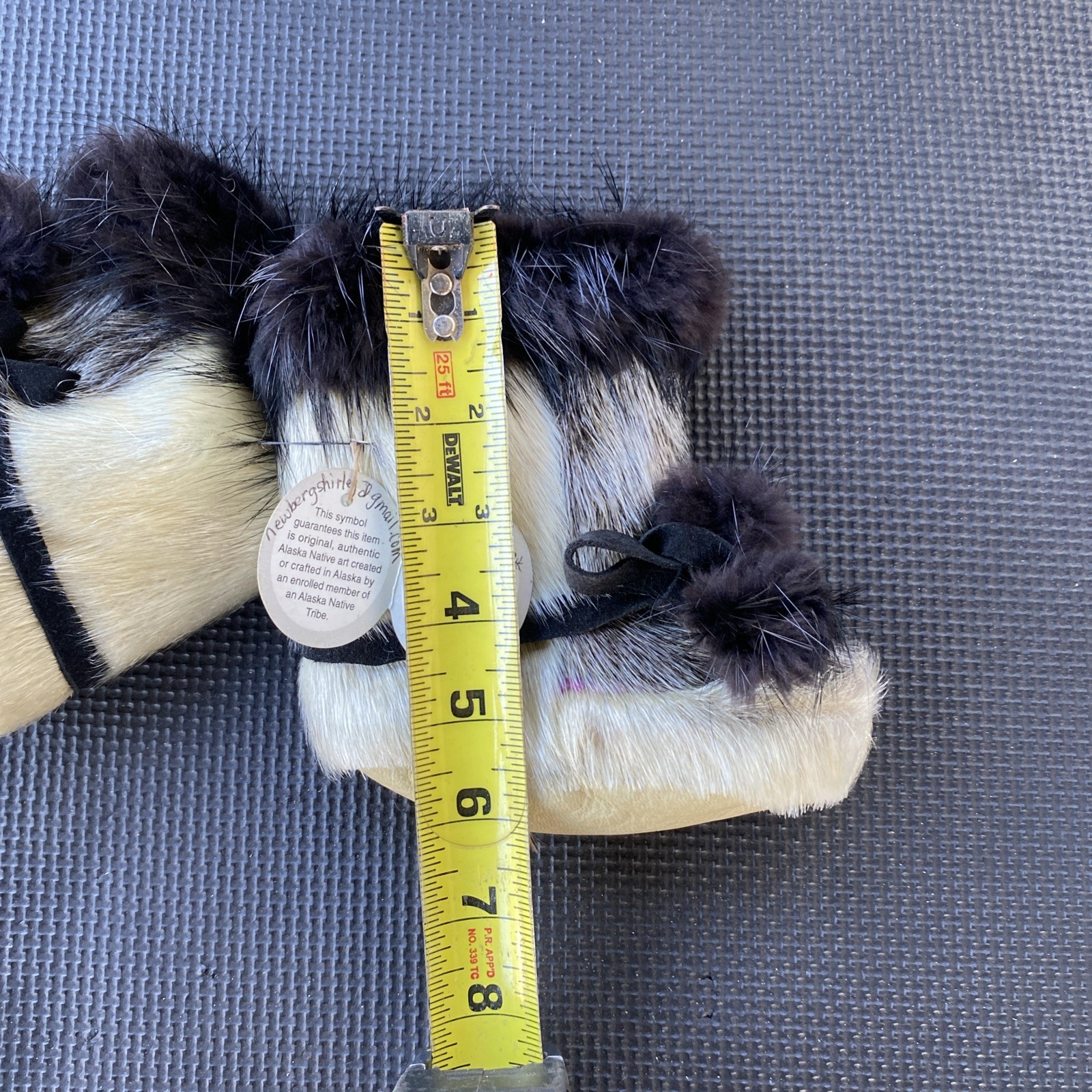 Native Alaska American Child Mukluks Boots Seal Fur Authentic Alaska Native Art