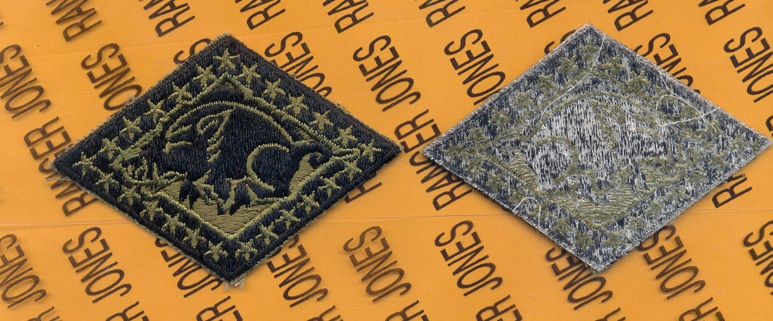 US Army Arkansas Army National Guard ARNG OD Green & Black patch c/e