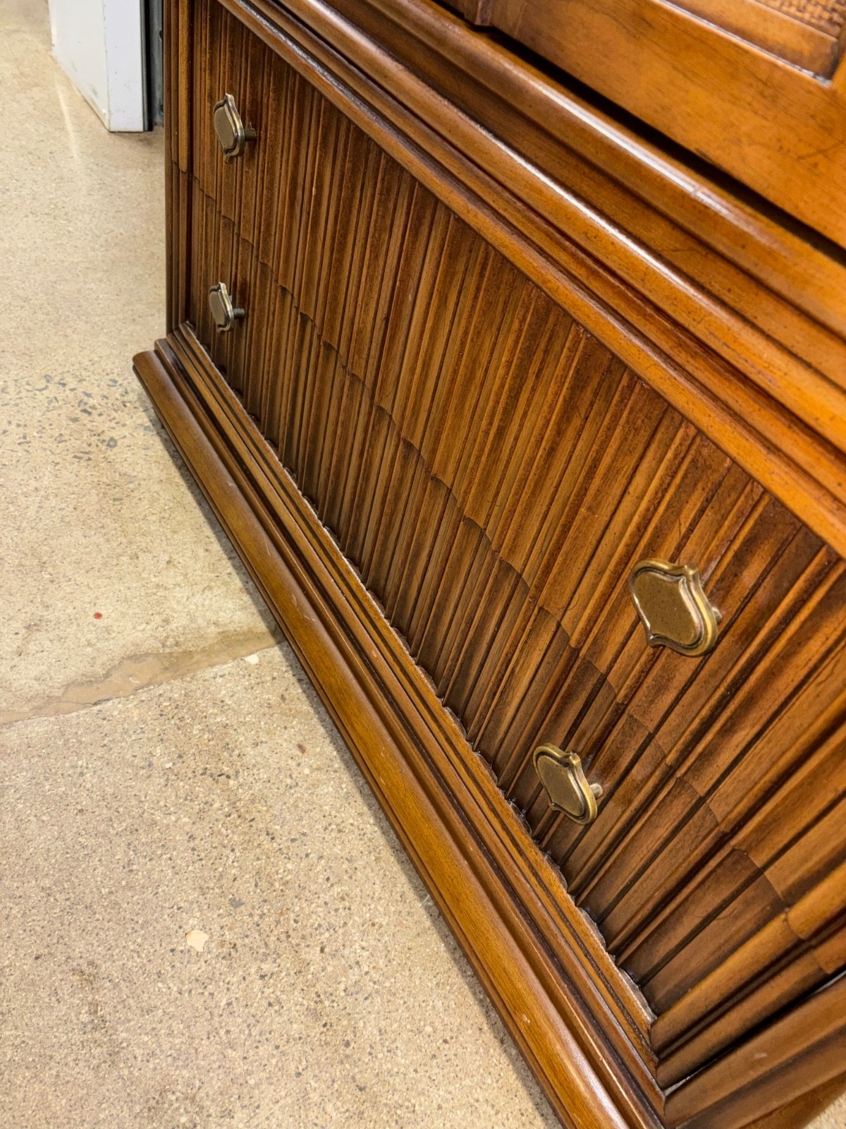 Vintage Mid Century Modern 5 Drawer Gentleman's Chest Armoire by Drexel