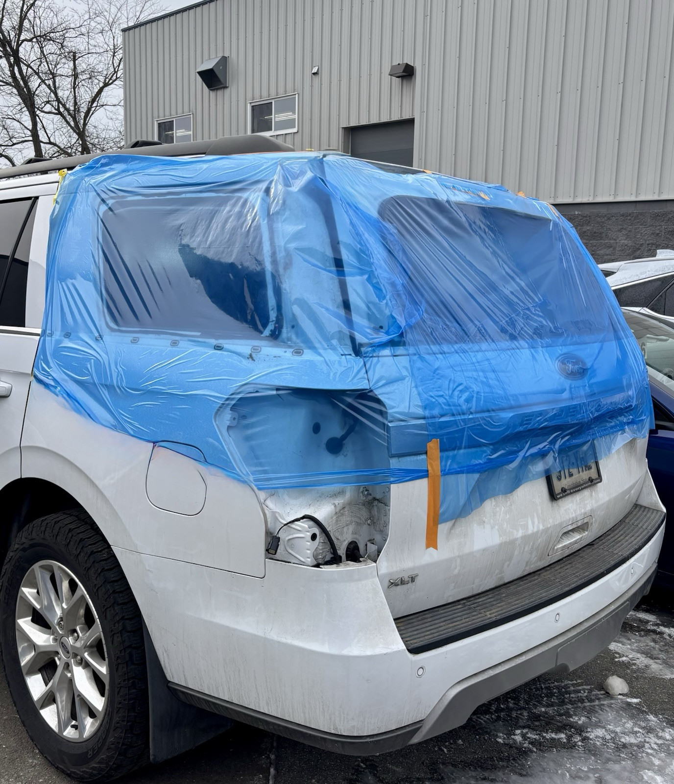 Crash Wrap-Collision Wrap Film 36" x 100’ (300 Sq.ft.)No-Residue-UV-Our Pictures