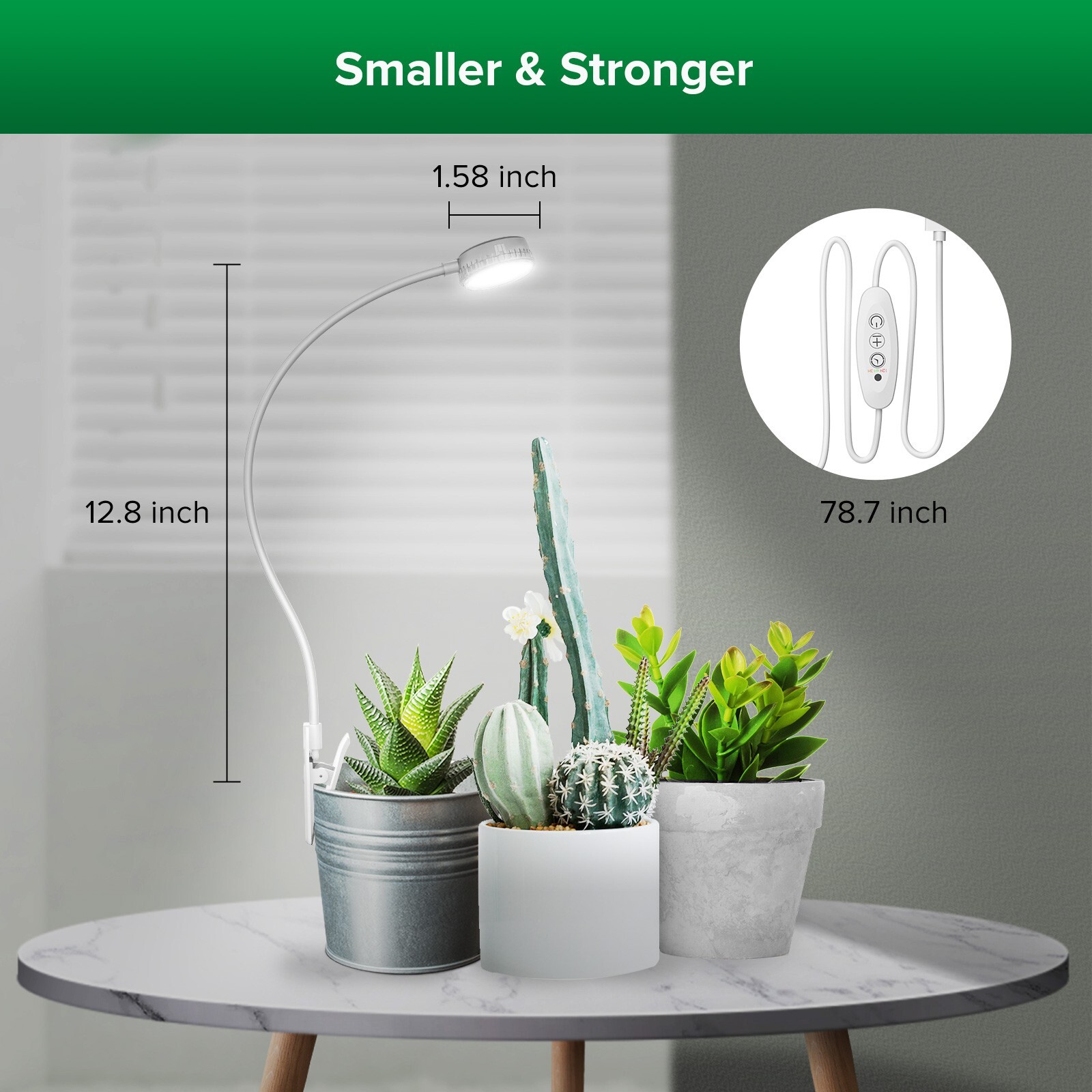 SANSI LED Grow Light Plant Growing Lamp Full Spectrum Indoor Plants with Timer