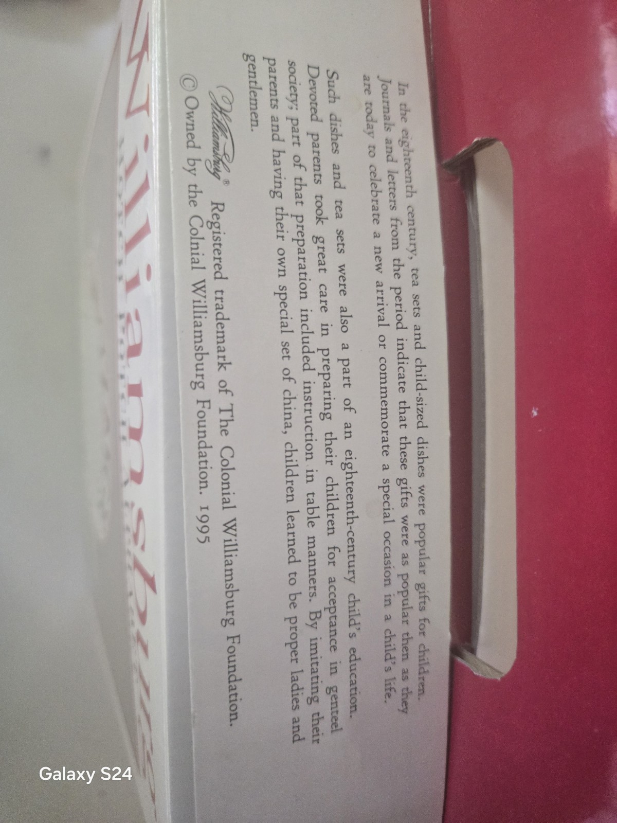 Vintage Williamsburg Porcelain Hotch Potch Alphabet Kids Dinner Set