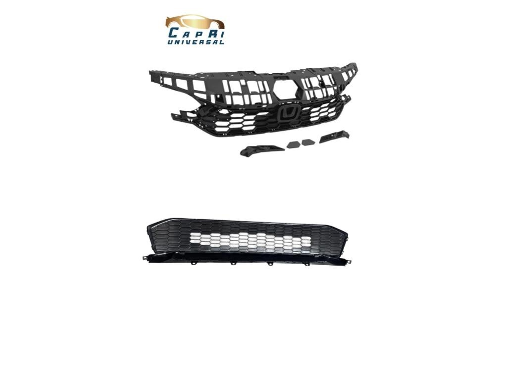 For Honda Civic 2025-2026 upper grille and lower bumper grille set