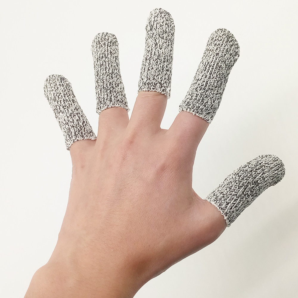 EvridWear Finger Thumb Cots Cut Resistant Protection Glove Safety 2 sizes 20PCS