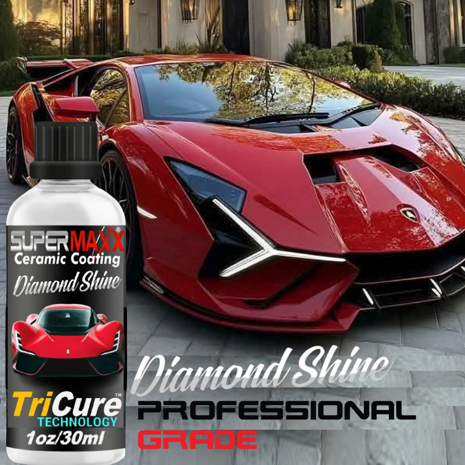 CERAMIC CAR COATING 5 YEAR SCRATCH RESISTANT 9H PROTECTION SUPER HIGH GLOSS KIT