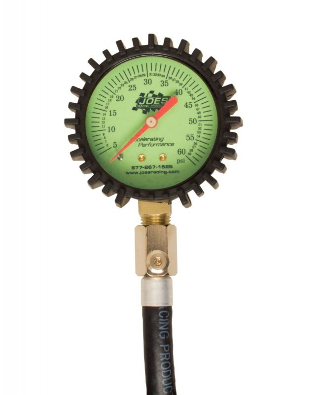 JOES Racing Products 32307 Analog Tire Pressure Gauge 0-60 PSI