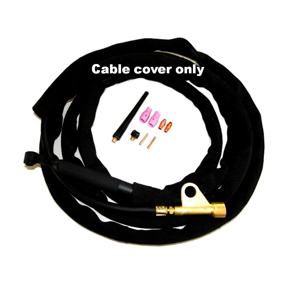 WeldingCity® Cable Cover Nylon 24' (L) 3" (W) w/ Zipper TIG Welding Torch 9/17