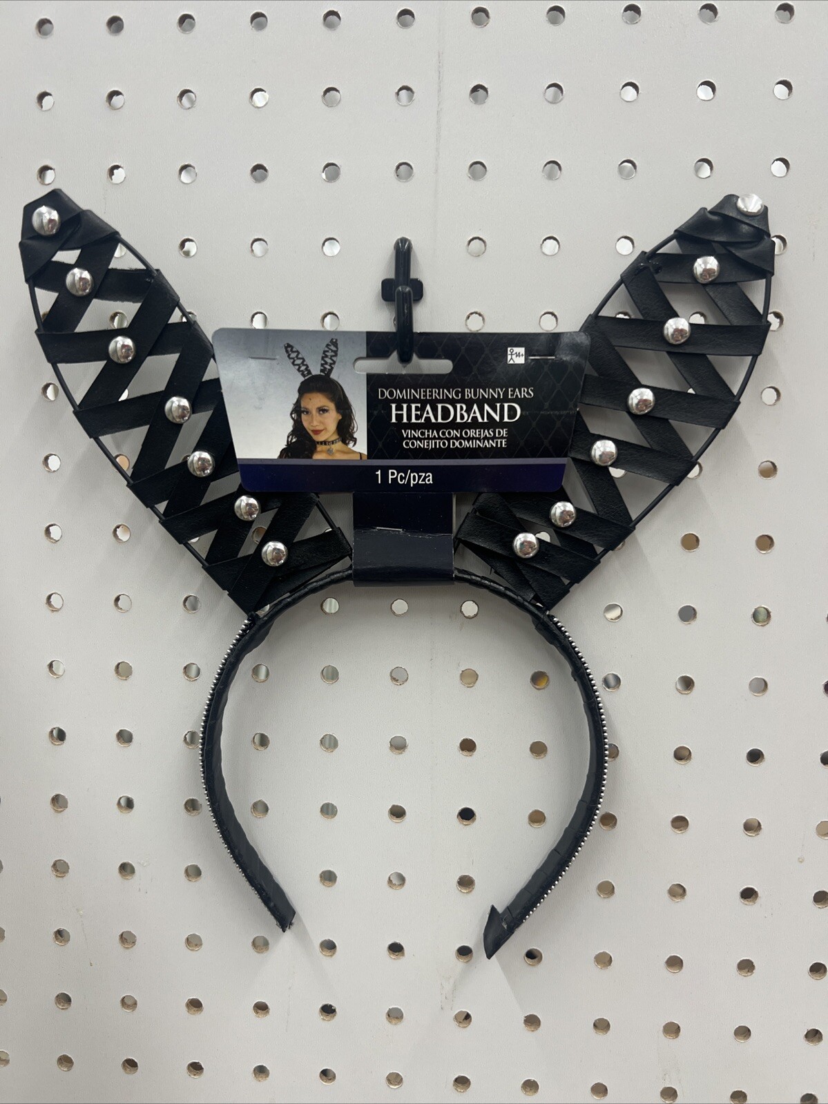 Domineering Bunny Ears Headband- One Size- 1 Piece Halloween costume cosplay