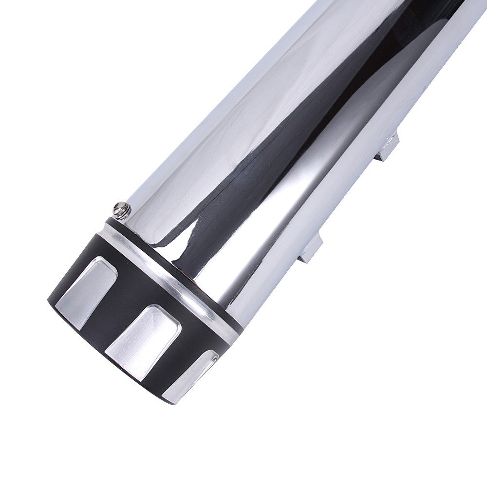 4" Megaphone Exhaust Pipes Mufflers For Harley Touring Ultra Classic Road Glide