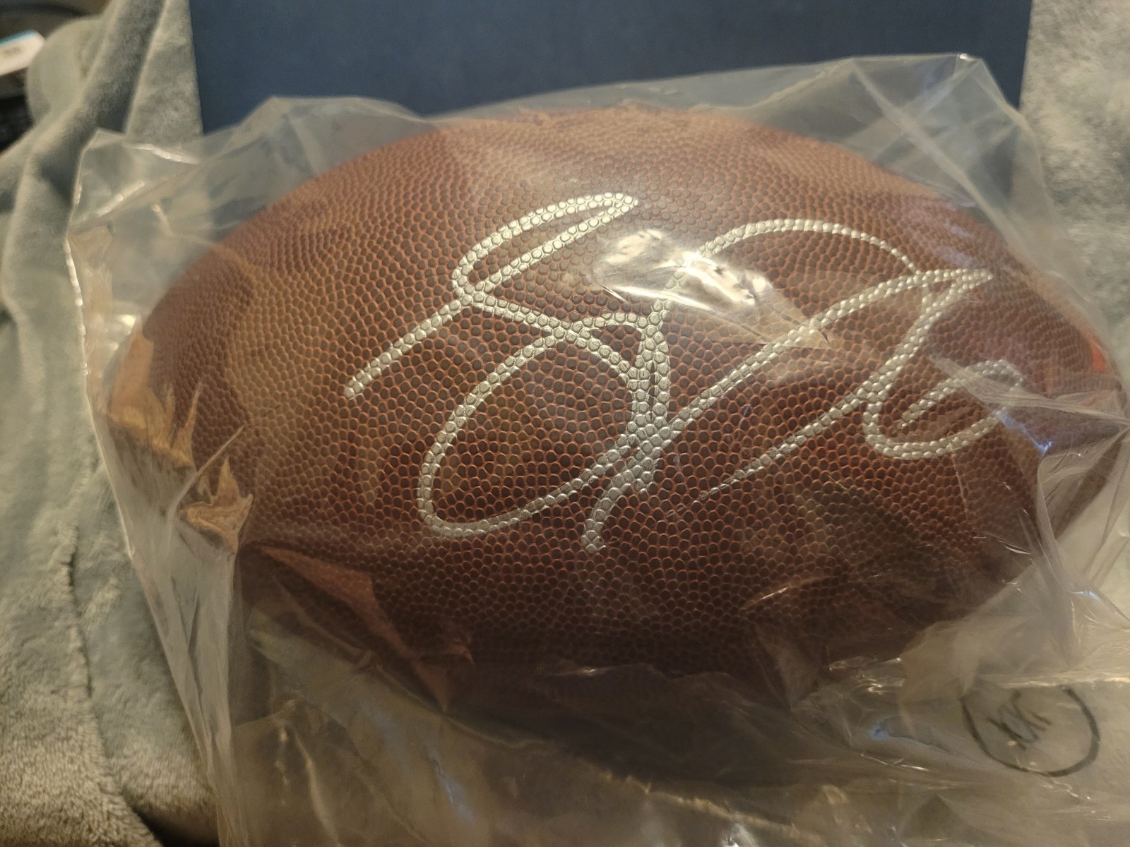 Sam Darnold Autographed Wilson NFL Football - With CoA