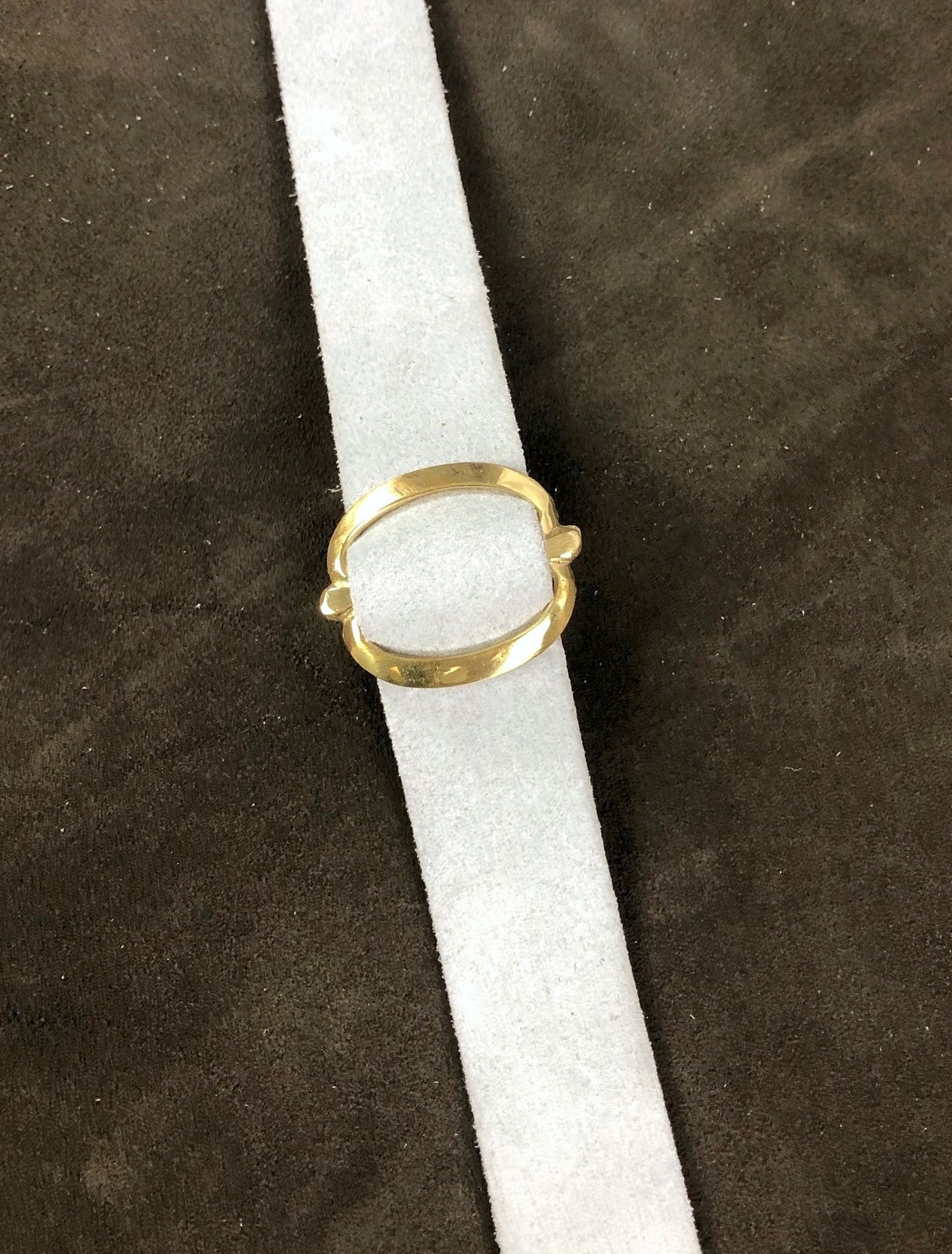 White Buff Leather Musket Sling with Buckle