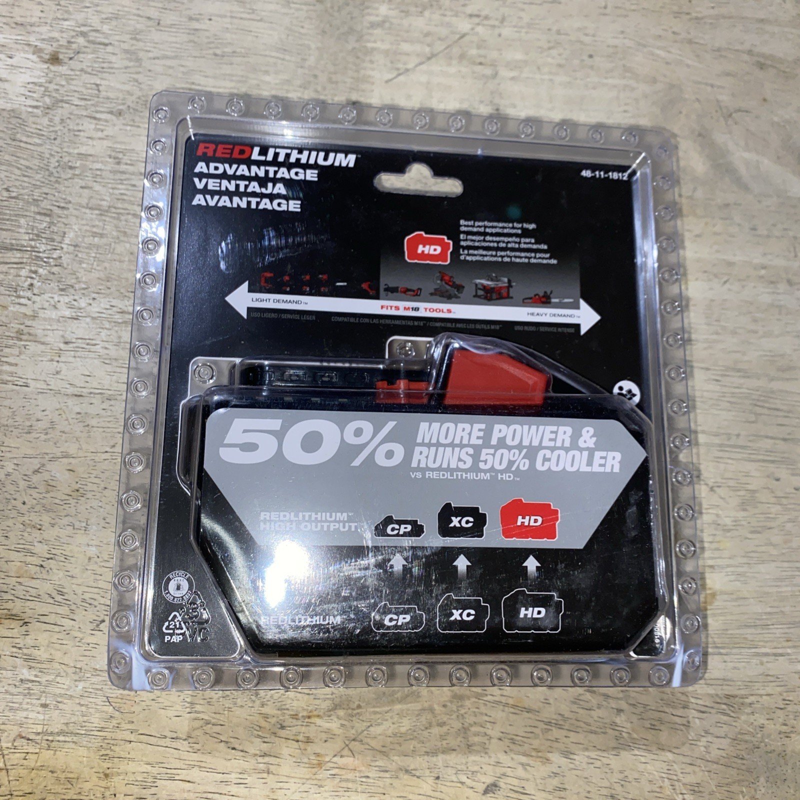 Milwaukee 48-11-1812 M18 RedLithium High Output HD 12.0 Battery Pack