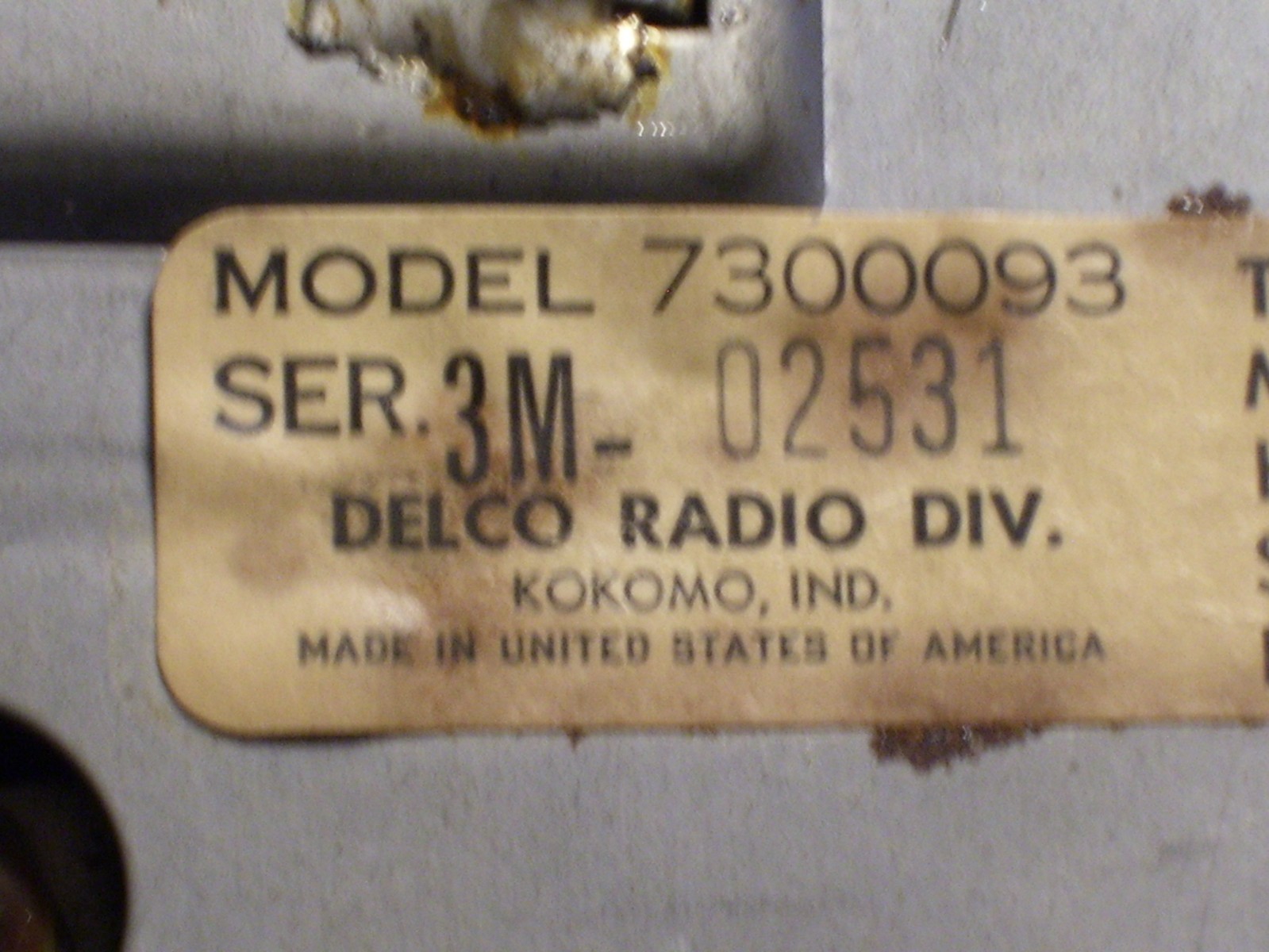 67 1967 Oldsmobile AM FM radio good working model 7300093 moltiplex