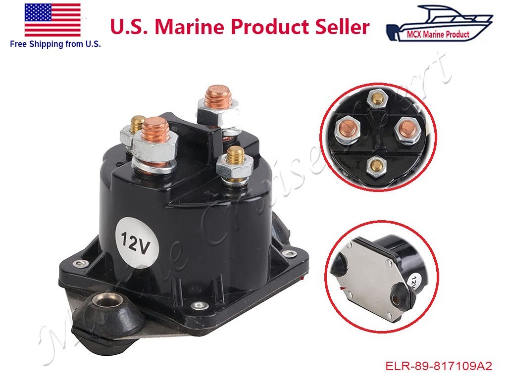 Starter Solenoid Relay for Mercury Outboard 115 125 135 150 175 200 225 250 HP