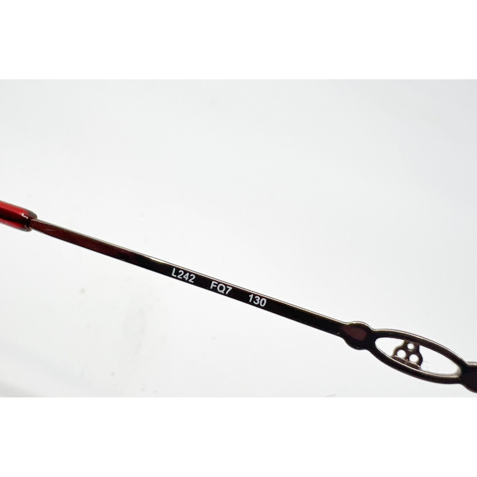 Disney Eyeglasses Kids Brown Oval Metal Frame 46-17-130