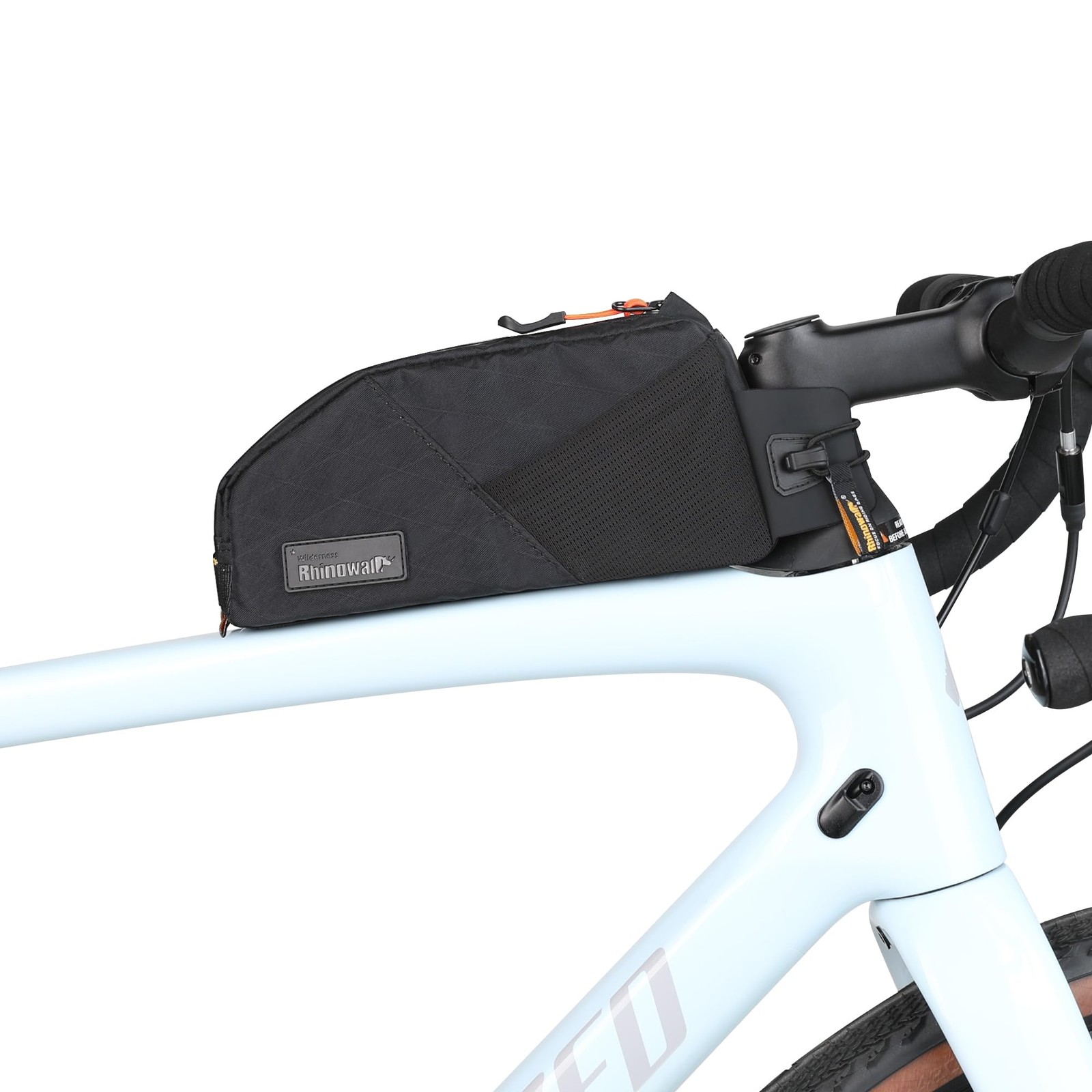 Bike Top Tube Bag Bicycle Front Frame Bag Waterproof Bike Bag 1.2L with Dual ...