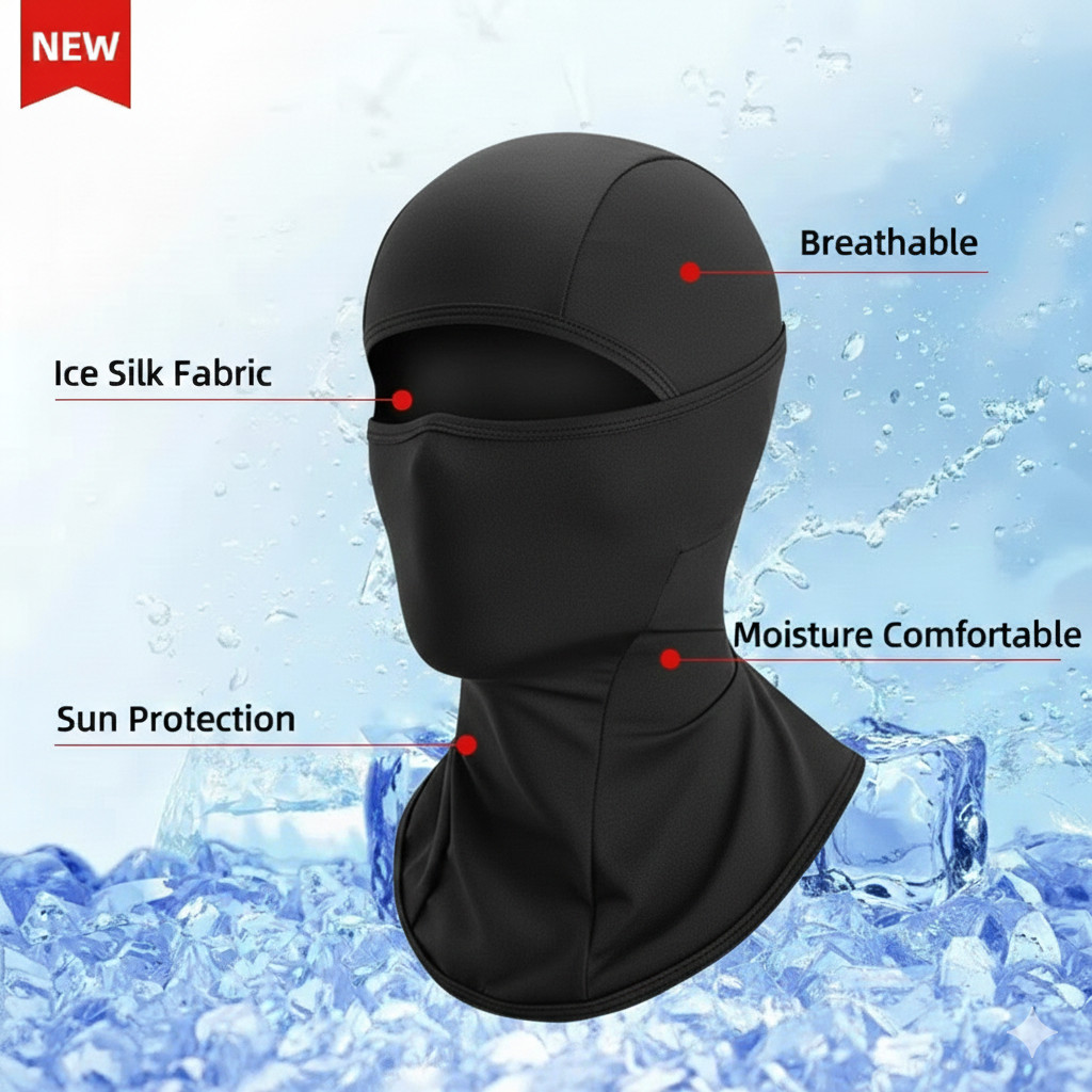 Balaclava Face Mask UV Protection Ski Motorcycle Snowboard Hood Black Shiesty