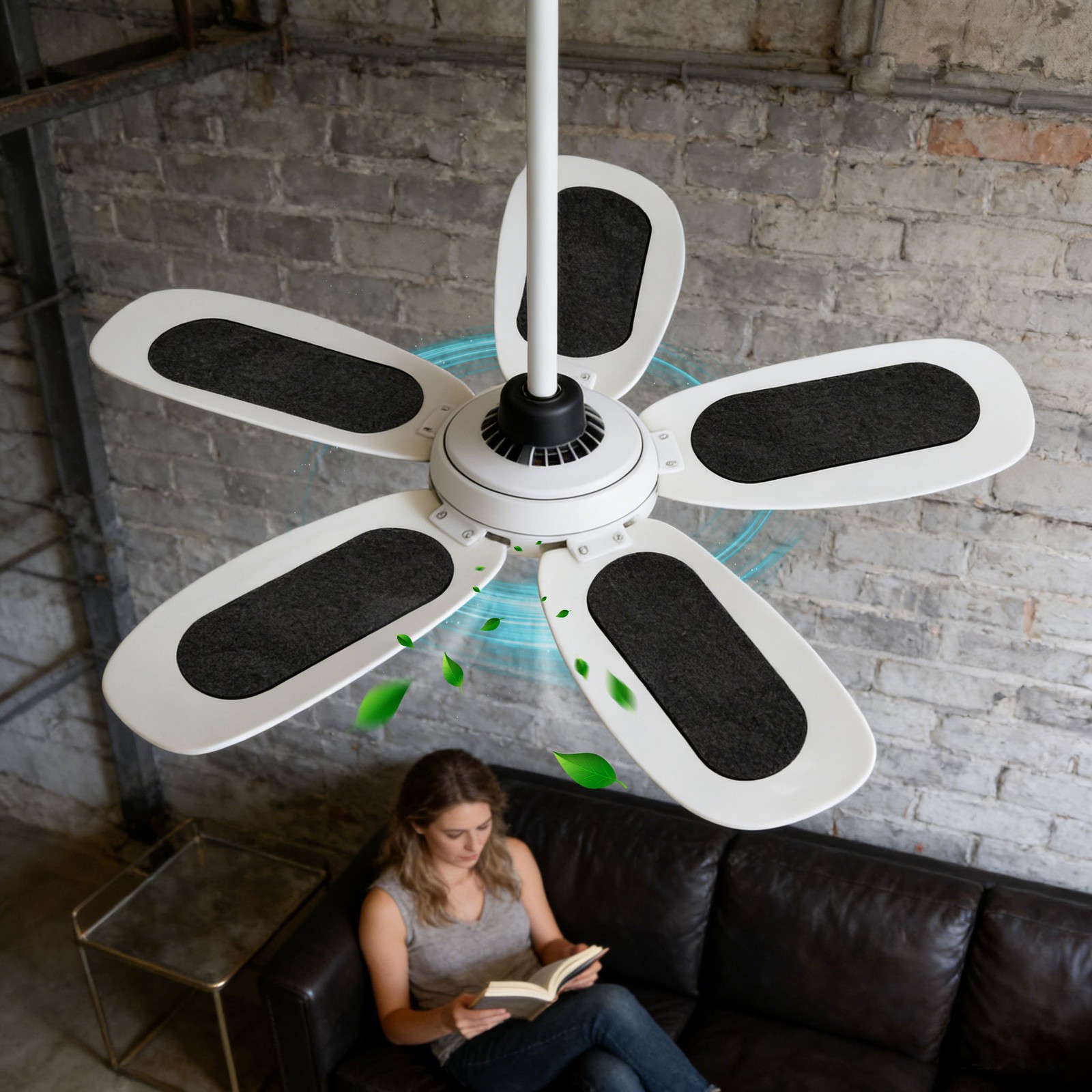 20 PCS Universal Ceiling Fan Filters Air Purifier Pads Trap Dust Odors Allergens