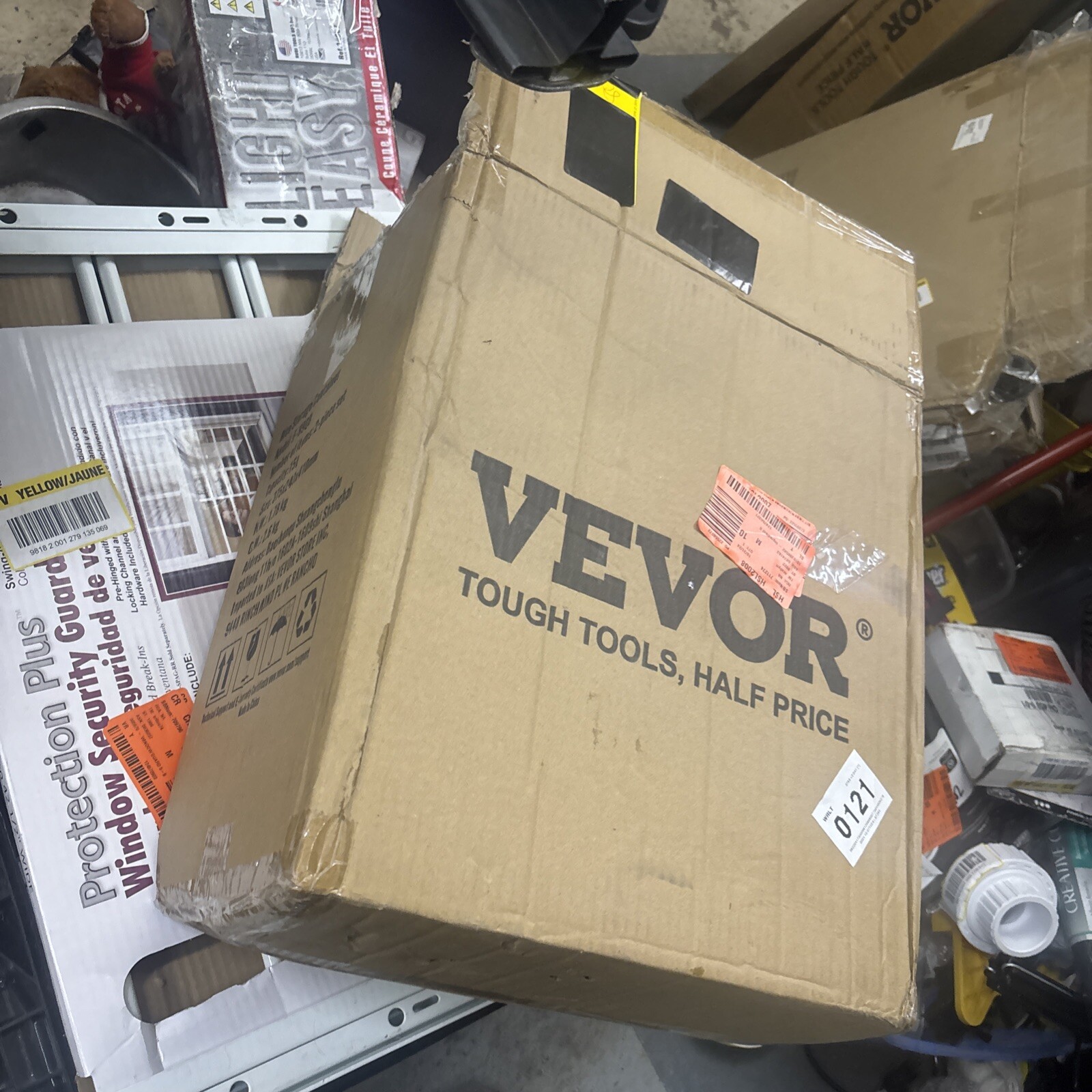 VEVOR Ingredient Storage Bin, 2 x 15L Dispenser Bin with 2 Measuring Cups, Attac