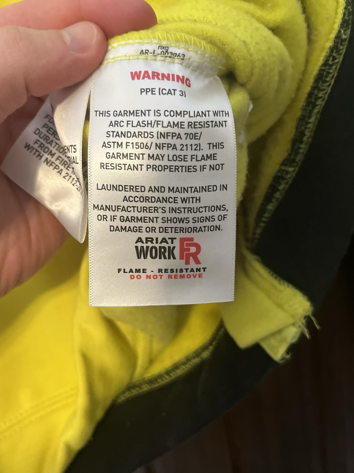 ARIAT 10027912 FR Hi-Vis Full Zip Hoodie,Men's, Medium