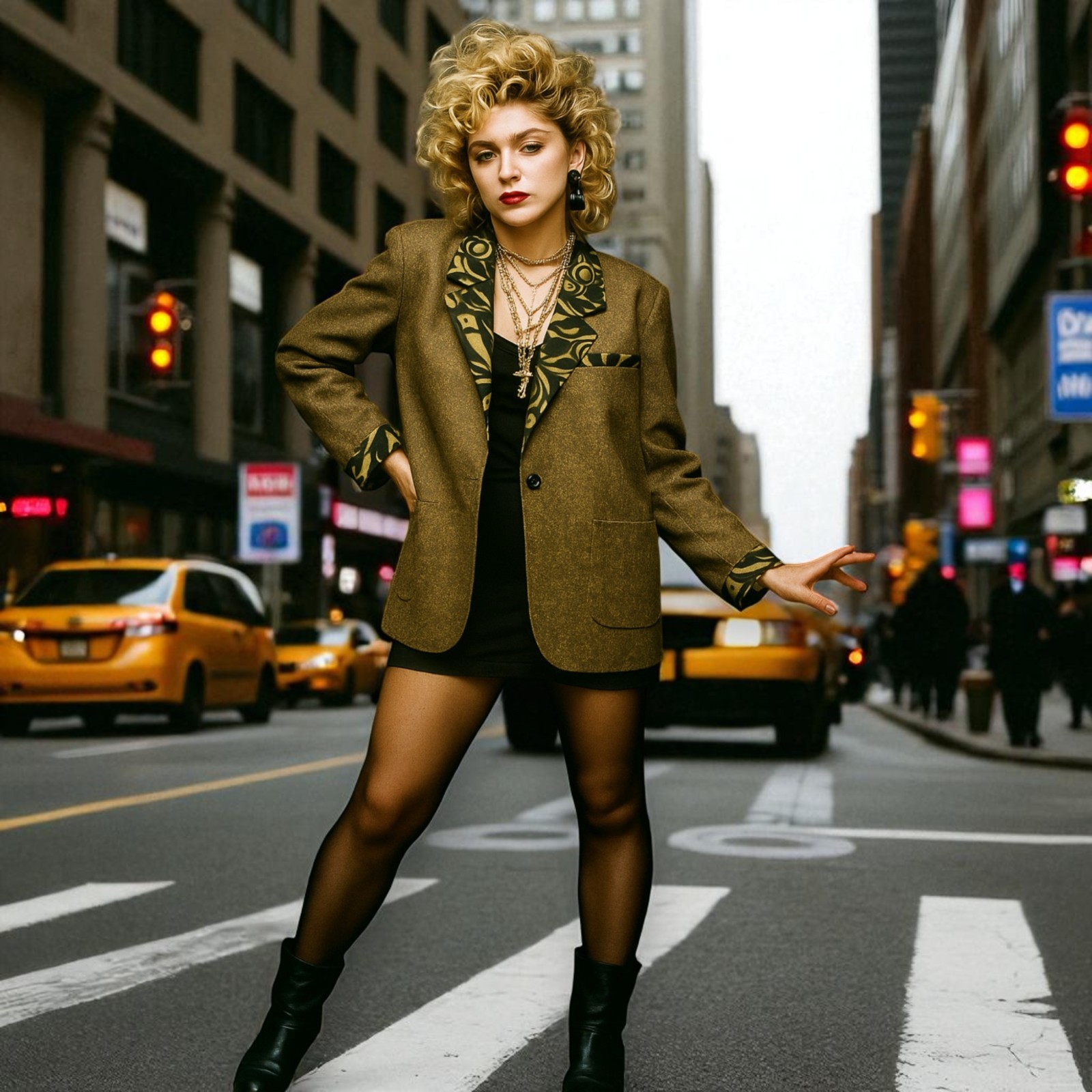 80s Inspired Desperately Seeking Susan Jacket for Women-Size XS - 5XL