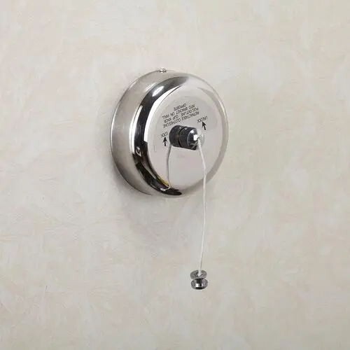 9ft Retractable Clothesline In/ Outdoor Hanging load-bearing 11lb Screw Fixation