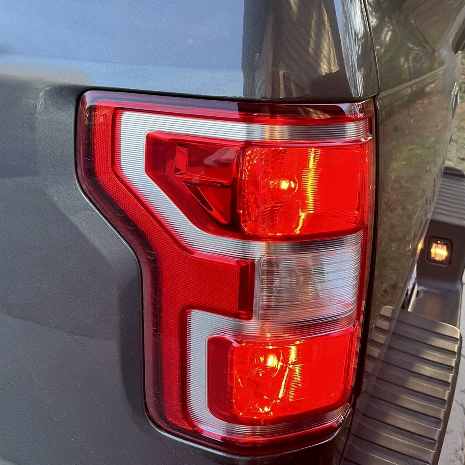 For Ford F150 F-150 2018 2019 2020 Red Lens Rear Tail Light Lamp LH Driver Side