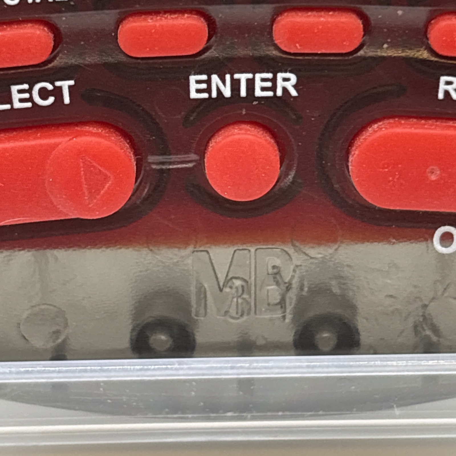 1995 Electronic Handheld Yahtzee Game Clear Smoke MB Milton Bradley 4511 TESTED