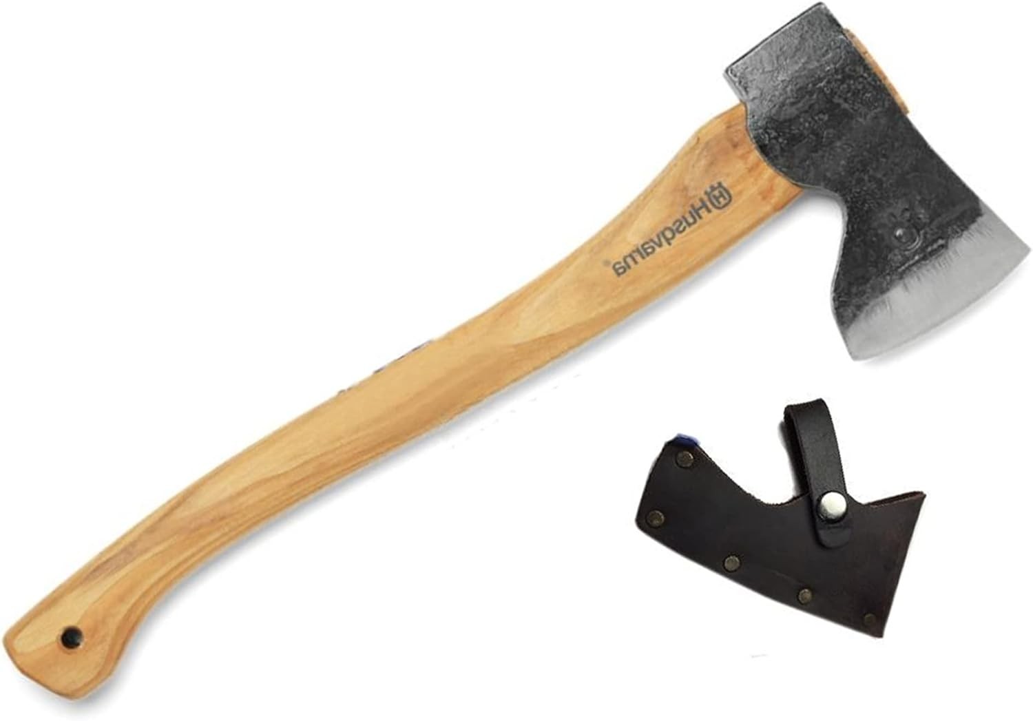 Husqvarna 20 in. Wooden Curved Carpenter Axe, Orange/Gray - 596271201