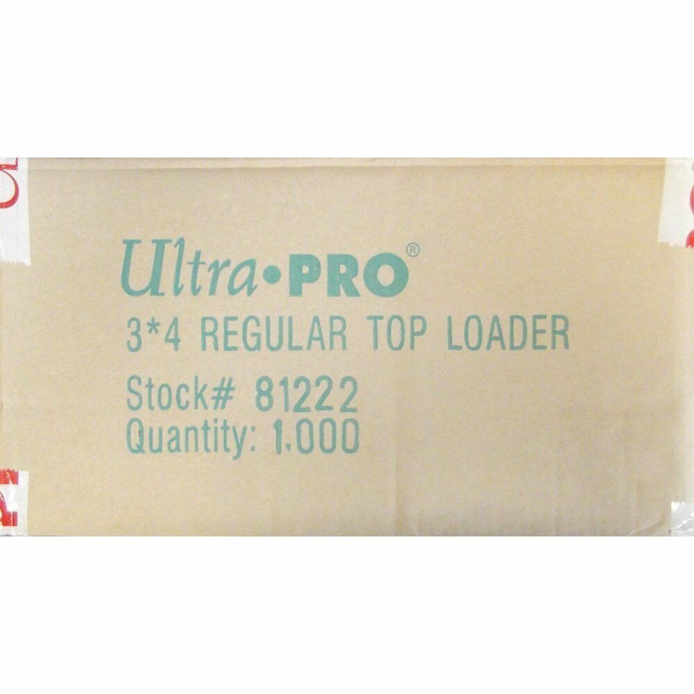 Ultra Pro Top Loaders Regular 35pt 3x4 Toploaders 25, 50, 100, 200, 500, 1000
