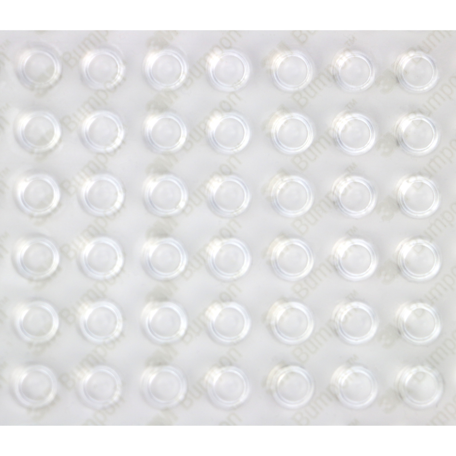 3M Bumpon Self-Adhesive Protectors: 0.312 in. width x 0.085 in. thick (Clear) *r