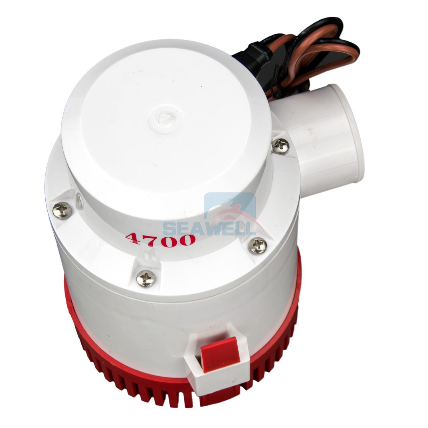 4700GPH Bilge Pump Boat Marine Submersible Water Pump DC 12V Pump 2 Inch Hose