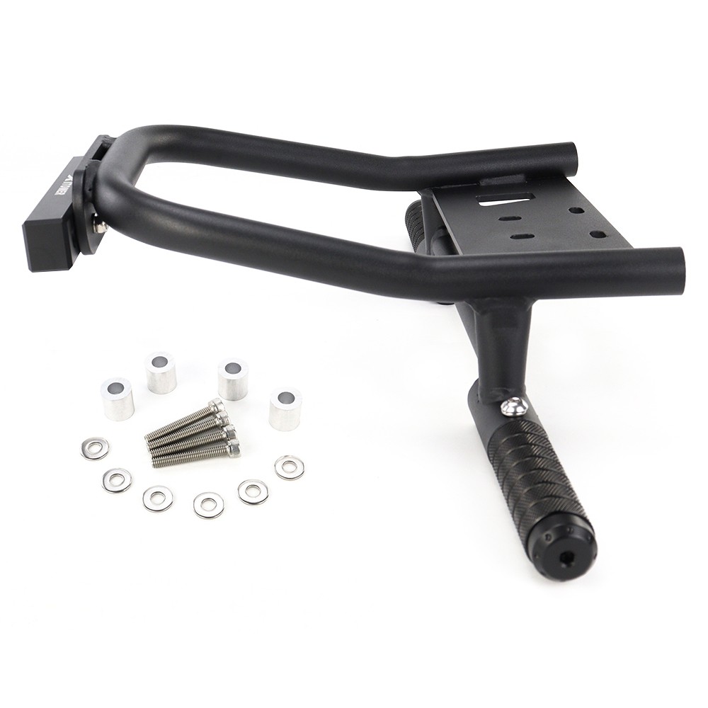 Sub Cage Pegs With Scrape Bar Stunt Parts Black Fit For Kawasaki Z125 2017-2024