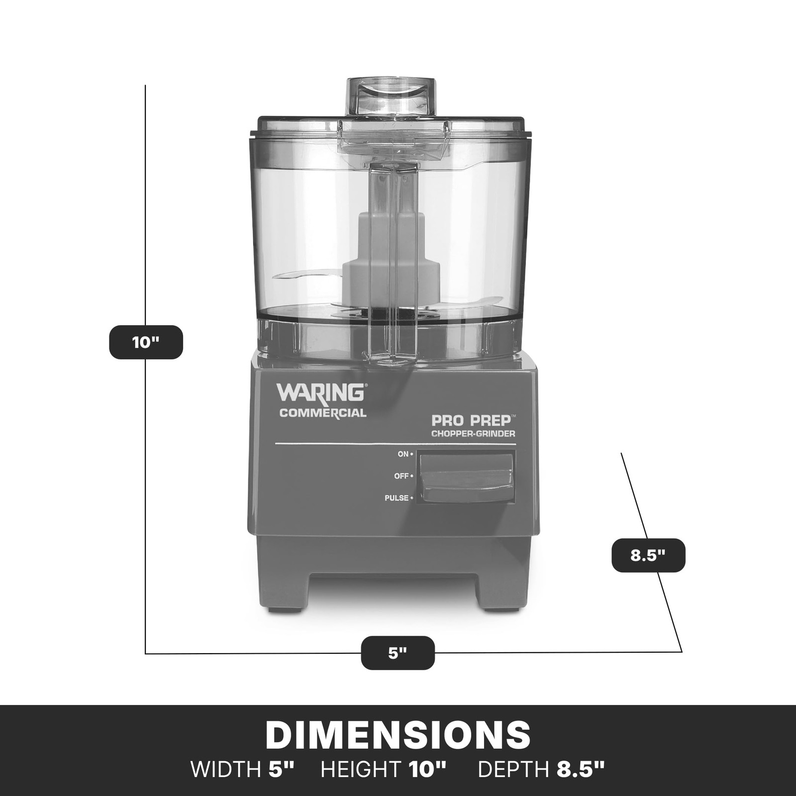 Waring Commercial 3-Cup Chopper Grinder