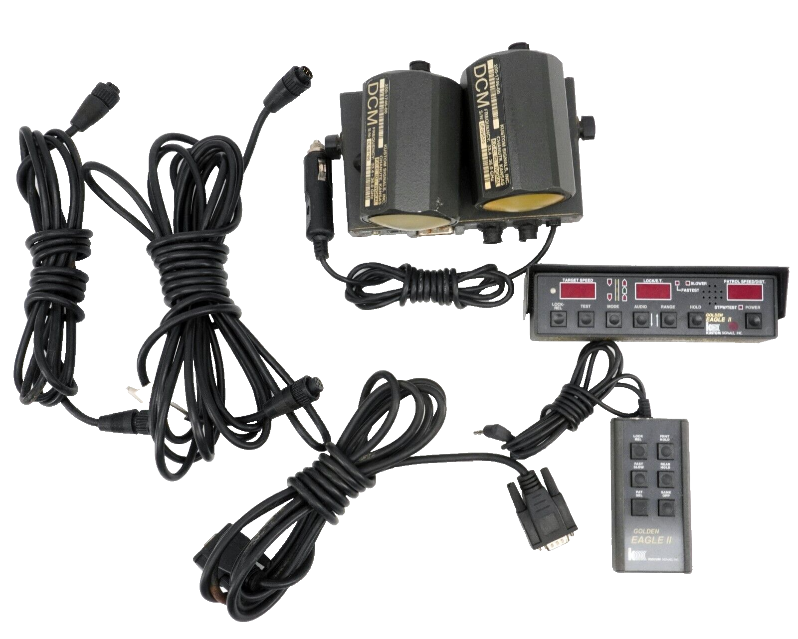 Kustom Signals Golden Eagle II Ka-band Police Radar Gun With Fork A