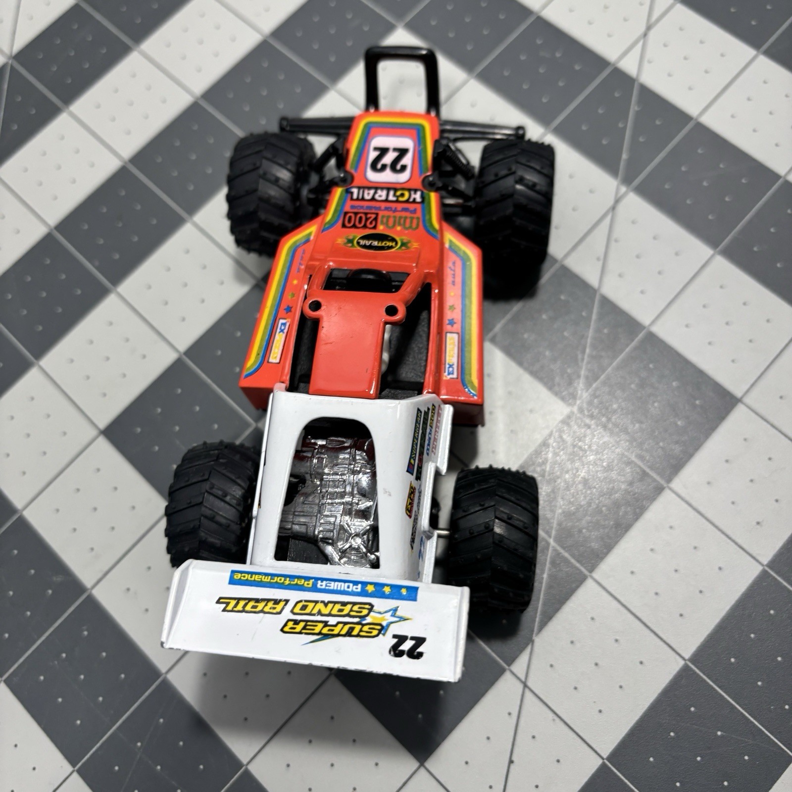 Racer Pullback Diecast Buggy Vehicle #22 HotRail Performance Kinsfun Toy 2014