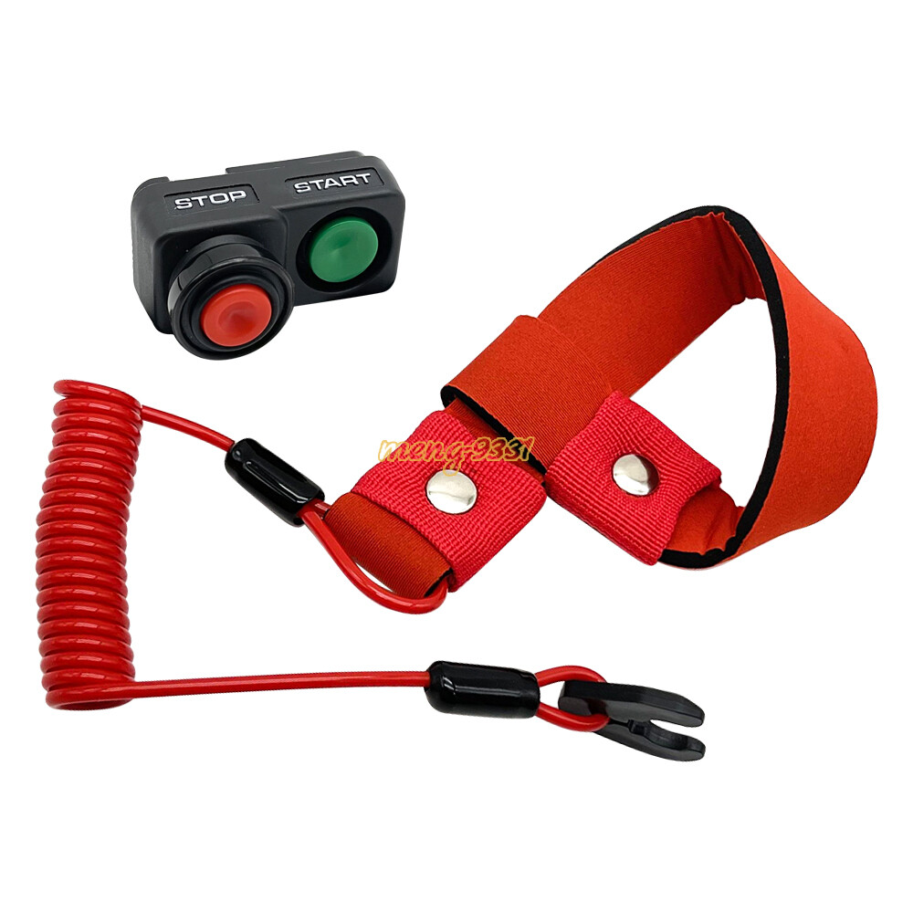 Kill Stop Switch W/Lanyard for Kawasaki Jet Ski JS300 JS440 JS550 JS800 JS1500
