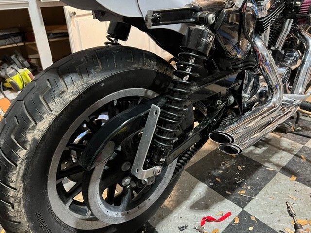 Side License Plate Relocation Bracket for HARLEY DAVIDSON SPORTSTER All Years