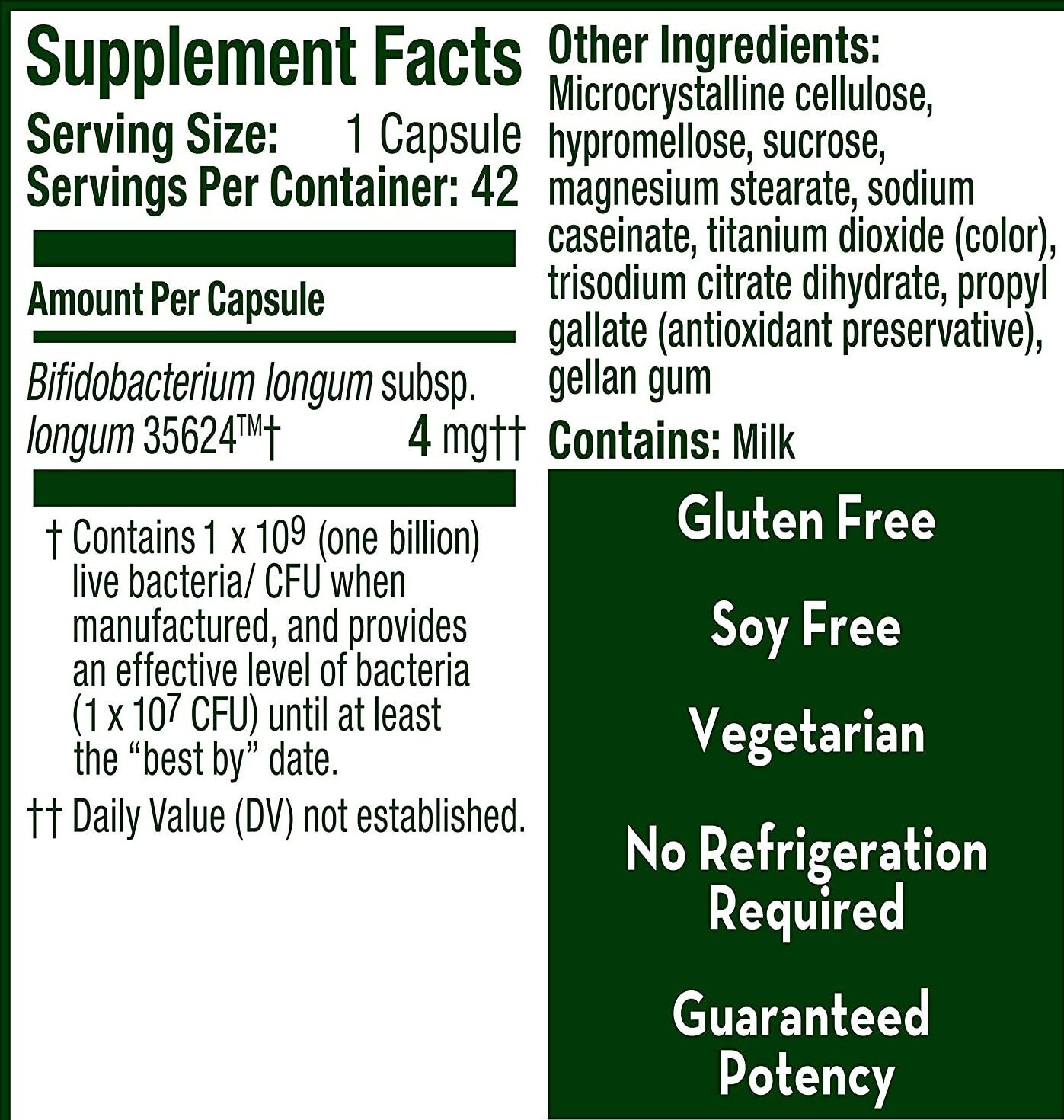 ALIGN PROBIOTIC - DIGESTIVE SUPPORT - 42 CAPSULES - EXP. 11/2026