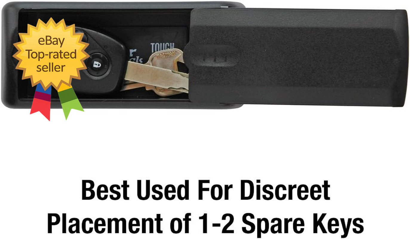 Magnetic Key Holder 1 Pack Black