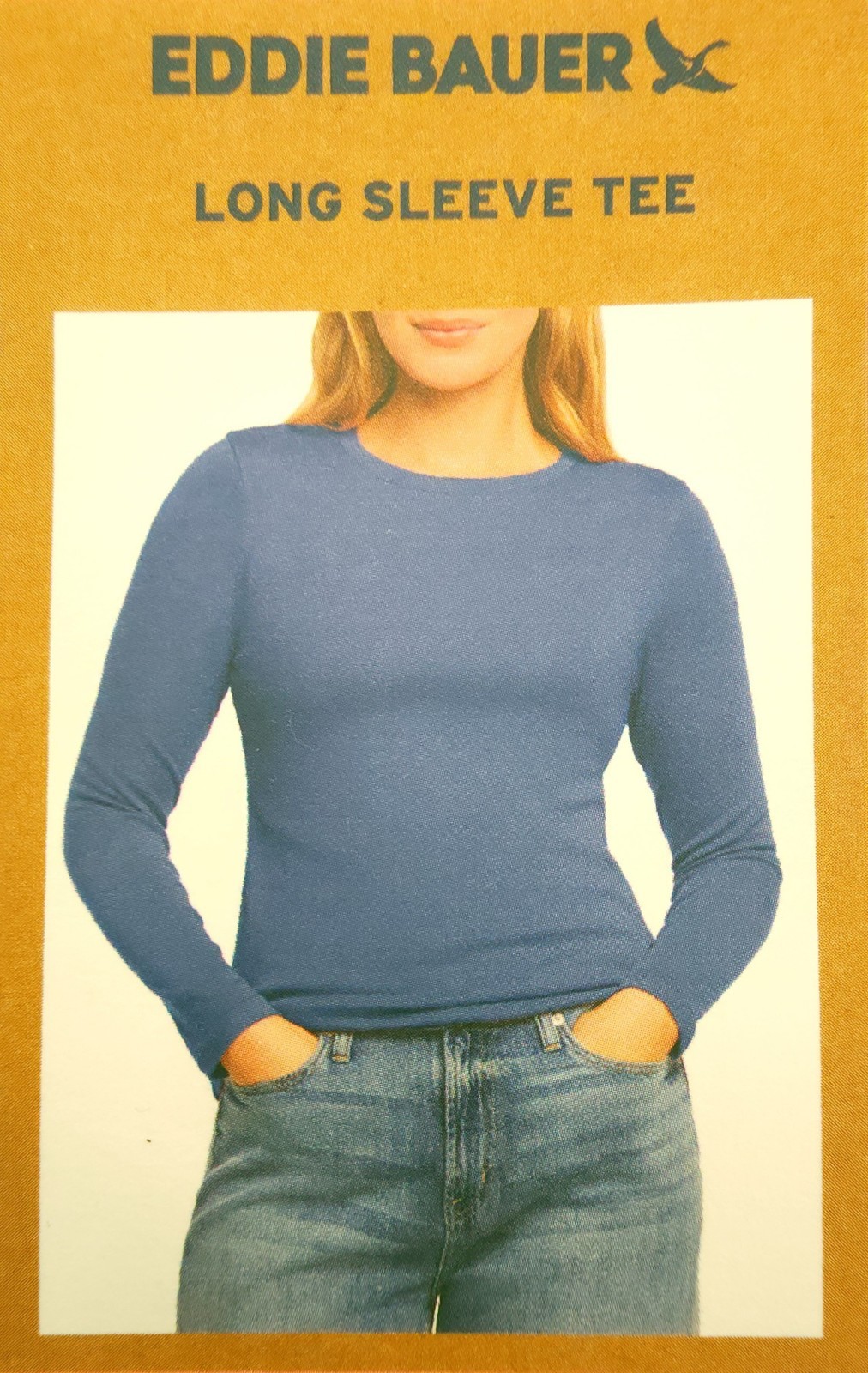 Eddie Bauer Women's Classic Fitted Crewneck Long Sleeve Shirt