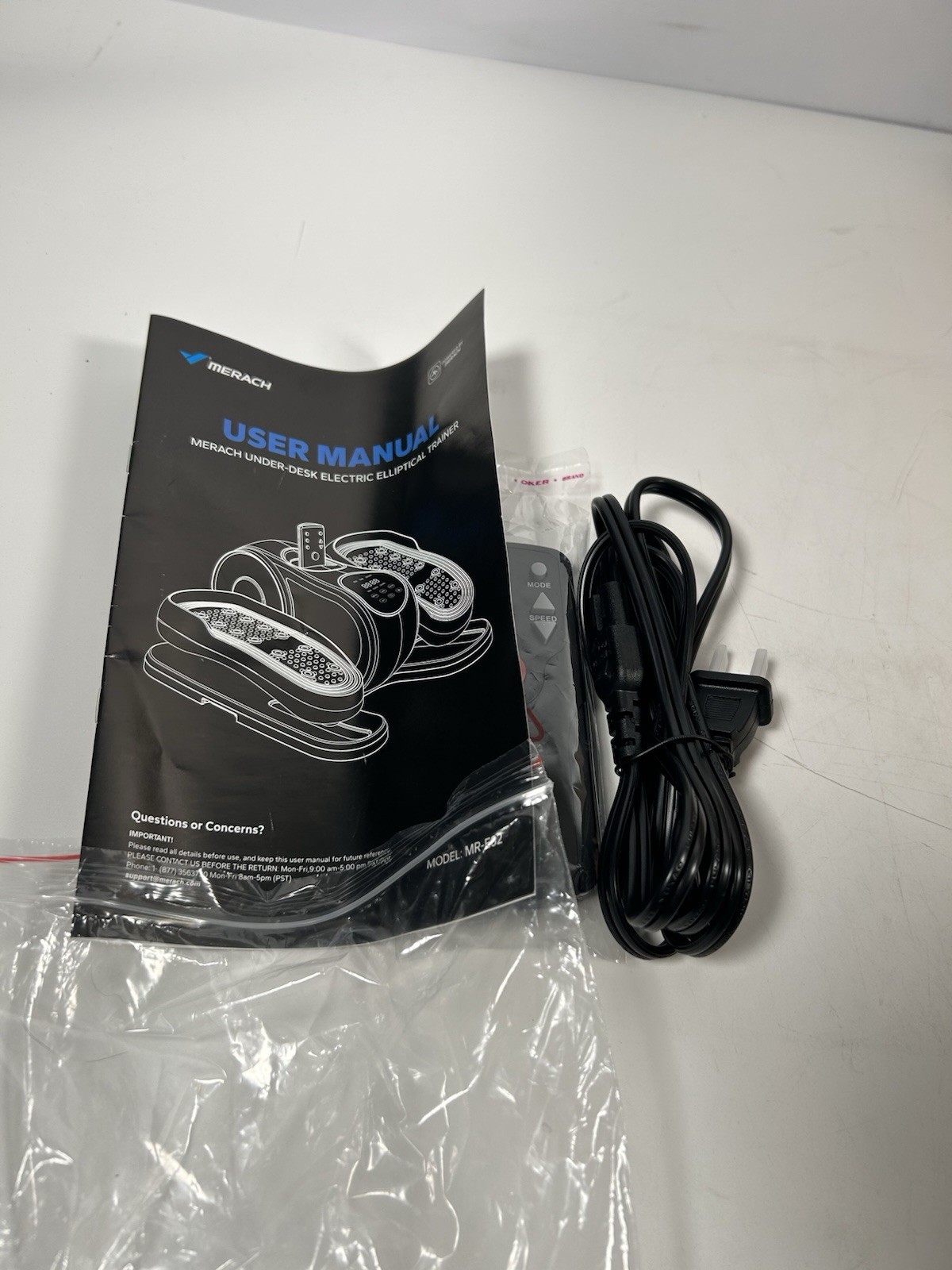 MERACH Under Desk Elliptical Machine, Leg Exerciser While Sitting for Seniors