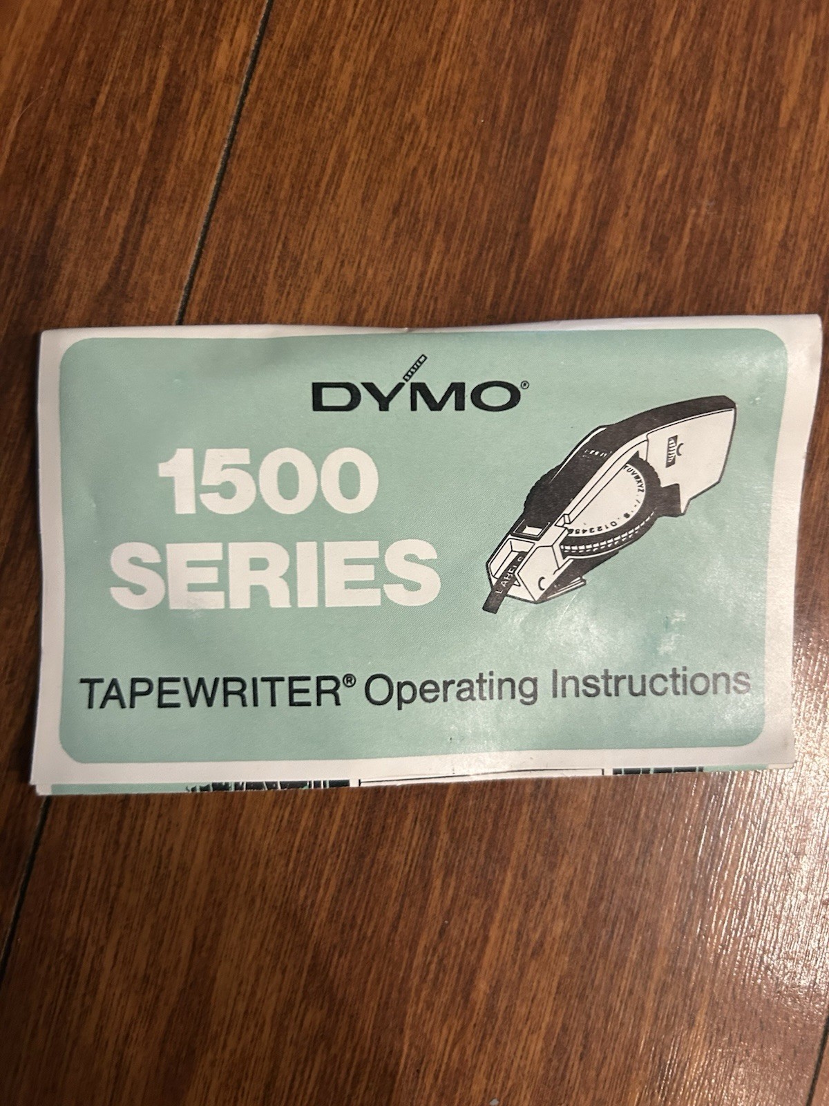 Dymo 1500 Series Deluxe Tapewriter Kit Bundle With Case
