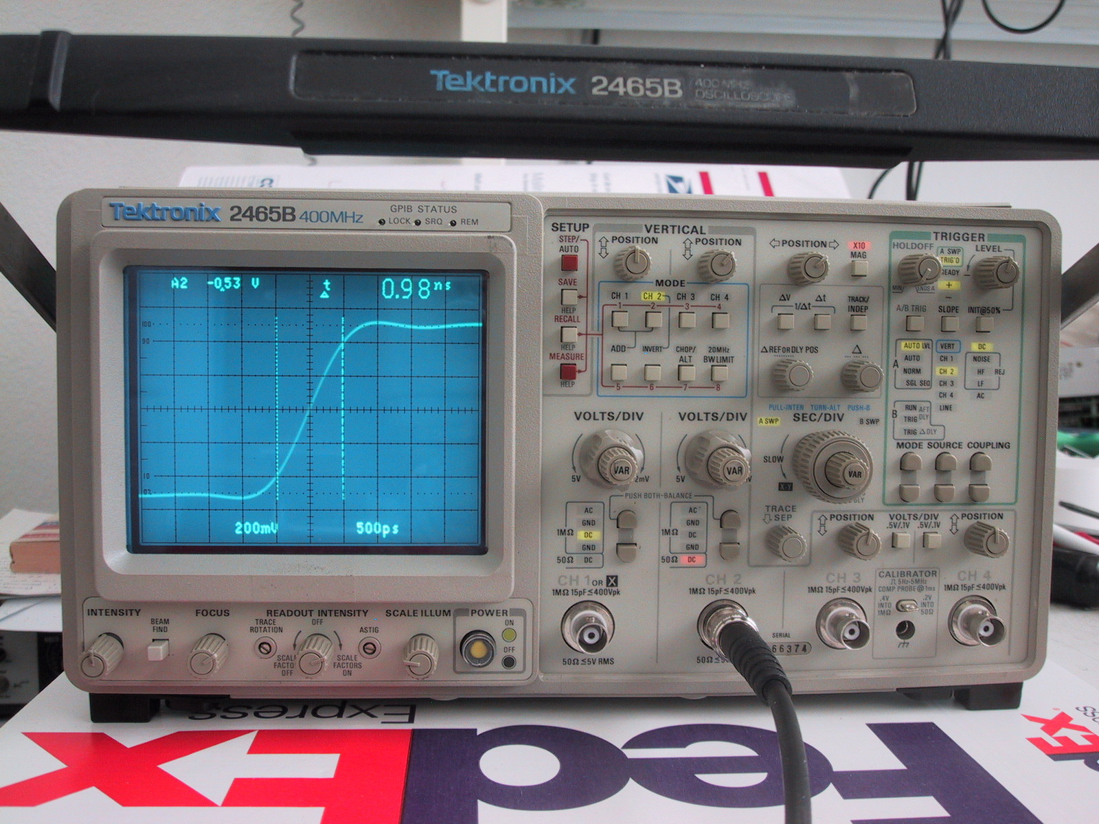 TEKTRONIX 2465B 400MHz 4Chan analog OSCILLOSCOPE, refurbed/cal'd